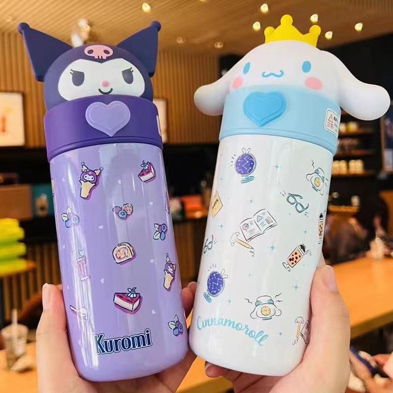 Sanrio Kawaii My Melody Kuromi Cinnamoroll Thermos 350Ml
