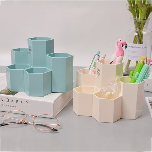 Cute Hexagonal Pen Holder