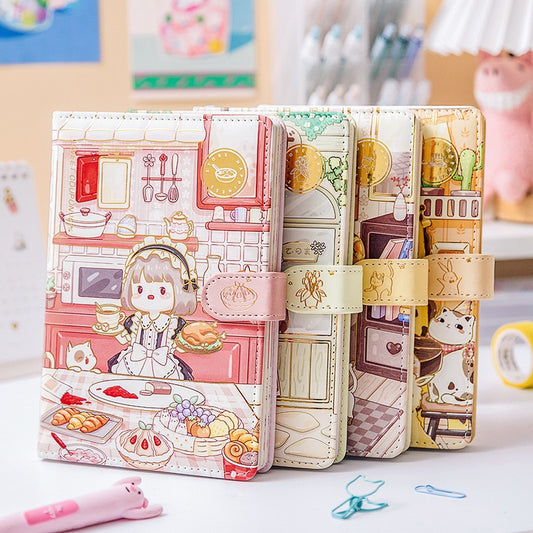 Kawaii Happy Shop Girl Notebook