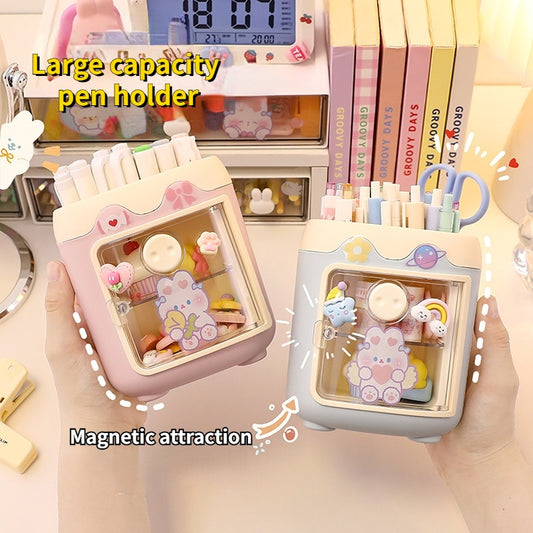 Creative Multi-grid Pig Pen Holder