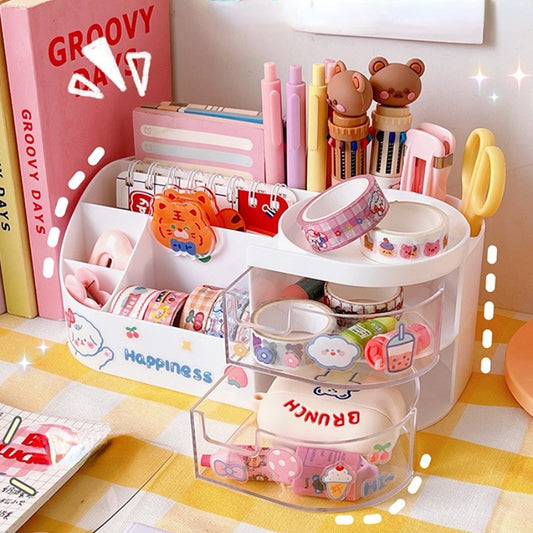 Kawaii Stationery Holder Desk Accessories